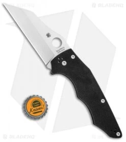 Spyderco YoJumbo Compression Lock Knife Black G-10 (4" Satin S30V) C253GP -Spyderco Spyderco YoJumbo Compression Lock Black G 10 Satin C253GP BHQ 112403 jr bottlecap