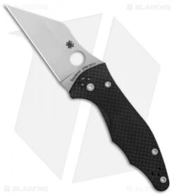 Spyderco Yojimbo 2 Knife Carbon Fiber (3.125" Satin 20CV) C85CF20CVP2