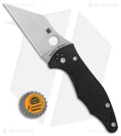 Spyderco Yojimbo 2 Knife Carbon Fiber (3.125" Satin 20CV) C85CF20CVP2 -Spyderco Spyderco Yojimbo 2 CF Satin BHQ 84392 er bottlecap
