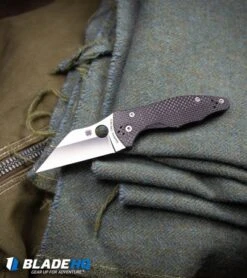 Spyderco Yojimbo 2 Knife Carbon Fiber (3.125" Satin 20CV) C85CF20CVP2 -Spyderco Spyderco Yojimbo 2 Knife Carbon Fiber Satin 20CV C85CF20CVP2 BHQ 84392 kp wool blanket duffel bag web