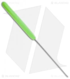 Spyderco Z-Cut Lightweight Green Blunt Tip (4.3" Satin) K13PGN -Spyderco Spyderco Z Cut Lightweight Green Blunt Tip BHQ 107965 jr top