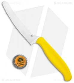 Spyderco Z-Cut Lightweight Black Yellow Tip (4.5" Satin) K13PYL -Spyderco Spyderco Z Cut Lightweight Yellow Blunt Tip Satin K13PYL BHQ 107968 jr bottlecap