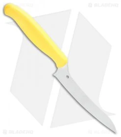 Spyderco Z-Cut Lightweight Yellow (4.5" Satin) K14PYL -Spyderco Spyderco Z Cut Lightweight Yellow Satin K14PYL BHQ 107976 jr spine