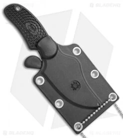 Spyderco Shirley-Owens ARK Fixed Blade Neck Knife (2.63" Satin Serr H1) FB35SBK -Spyderco Spyderco shirley owens ARK neck knife satin serr BHQ 50836 er spine