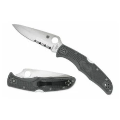 Spyderco Endura 4 - Foliage Green - Partially Serrated -Spyderco Spyderco Endura 4 Foliage Green Partially Serrated 14391.1619717645