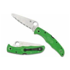 Spyderco Pacific Salt 2 - Green FRN - LC200N Blade - Fully Serrated -Spyderco Untitled 1 61228.1621436364