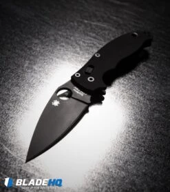 Spyderco Manix 2 Knife Tactical G-10 (3.375" Black) C101GPBBK2 -Spyderco spycerdo manix 2 black g10 c101gpbbk2 BHQ 7065 dl