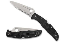 Spyderco Endura 4 - Thin Red Line - Partially Serrated
