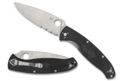 Spyderco Resilience Lightweight - Black - Partially Serrated