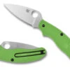 Spyderco UK Penknife Salt - Green - LC200N Blade