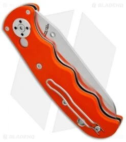 Spyderco Autonomy Automatic Knife Orange G-10 (3.75" Satin Serr) C165GSOR 5 Spyderco Autonomy Automatic Knife Orange G-10 (3.75" Satin Serr) C165GSOR -Spyderco spyderco autonomy orange satin serr sc165gsor BHQ 34300 jr side