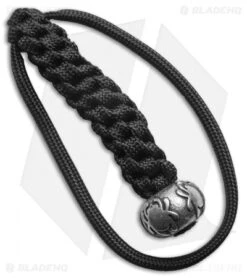 Spyderco Lanyard W/ Round Pewter Spyder Bead -Spyderco spyderco bead2ly