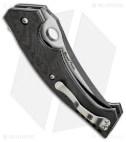 Spyderco Brend/Pirela Mamba Knife Carbon Fiber (3.75" Two-Tone) C196CFTIP -Spyderco spyderco brend mamba pln c196cftip side cm