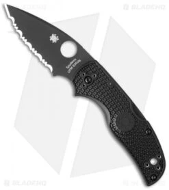 Spyderco Native 5 Lightweight S35VN Knife FRN (3" Black Full Serr) C41SBBK5