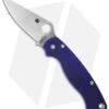 Spyderco Paramilitary 2 Knife Blue/Purple G-10 (3.4" Satin CPM-S110V) C81GPDBL2