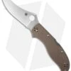 Spyderco Stretch 2 Knife Brown G-10 (3.5" Satin ZDP-189) C90GBNPE2