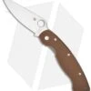 Spyderco Sprint Run Military Knife Brown G-10 (4" Satin CTS-XHP) C36GPBNXHP