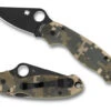 Spyderco Para 3 - Digi Camo G-10 - Black Blade