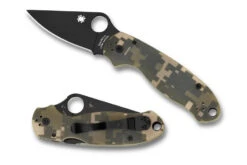 Spyderco Para 3 - Digi Camo G-10 - Black Blade