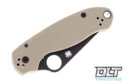 Spyderco Para 3 Tan G-10 - Black 20CV Blade -Spyderco spyderco para3 1019323 41033.1666214475