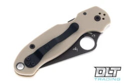 Spyderco Para 3 Tan G-10 - Black 20CV Blade -Spyderco spyderco para3 1019324 84054.1666214475