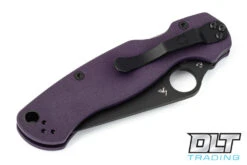 Spyderco Paramilitary 2 - Purple G-10 - Black Cru-Wear Blade 6 Spyderco Paramilitary 2 - Purple G-10 - Black Cru-Wear Blade -Spyderco spyderco paramilitary 2 purple g10 dlc 803003 58569.1596552662