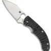 Spyderco Perrin PPT Folding Knife Black Corrugated G-10 (3.16" Satin) C135GP