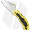 Spyderco Snap-It Salt Knife Yellow FRN (2.9" Satin) C26PYL