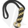 Spyderco Round Rhodium/18k Gold Bead W/ Lanyard
