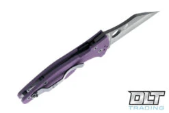 Spyderco Yojimbo 2 Purple G-10 - Black Cru-Wear Blade -Spyderco spyderco yojimbo 1230223 40883.1672869395