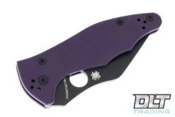 Spyderco Yojimbo 2 Purple G-10 - Black Cru-Wear Blade -Spyderco spyderco yojimbo 1230224 21783.1672869395